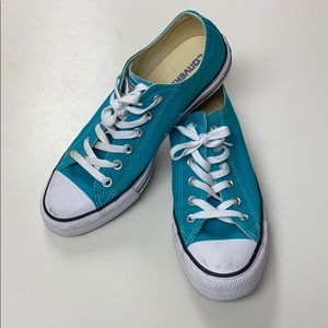 Chuck Taylor All Star Low Top- Teal, size 10